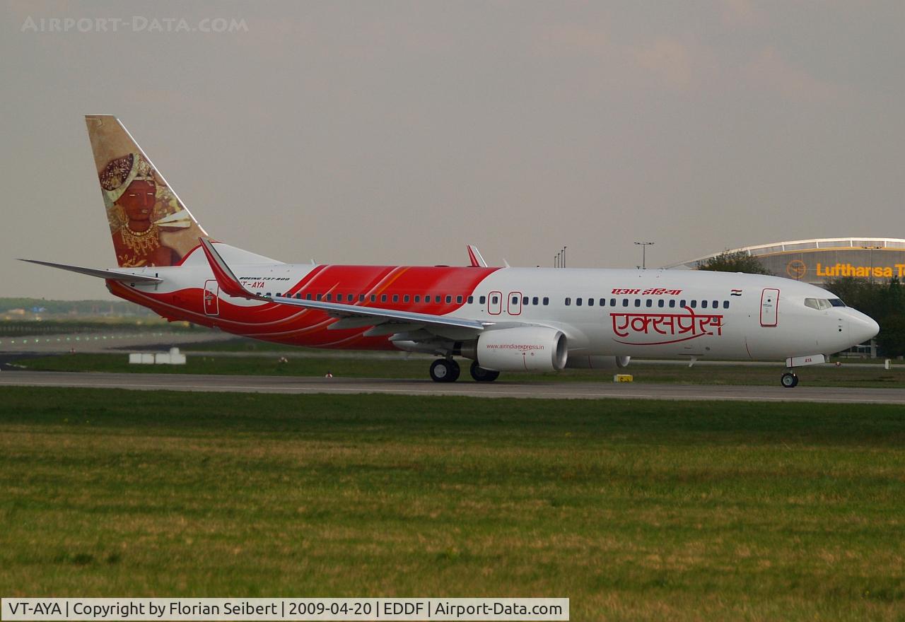 VT-AYA, 2009 Boeing 737-8HG C/N 36337, Take off rwy 18, delivery flight, bound for Muscat