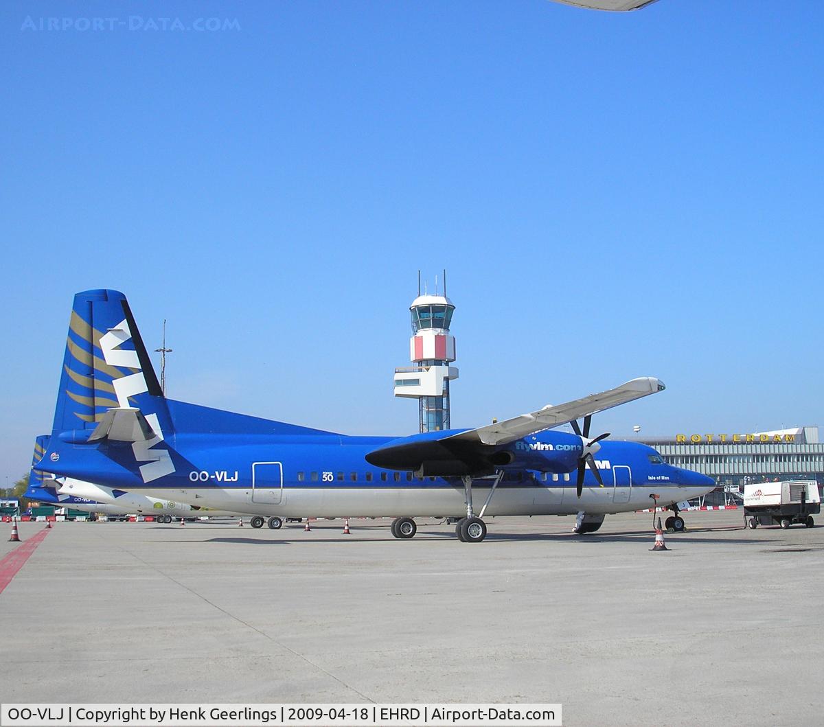 OO-VLJ, 1987 Fokker 50 C/N 20105, VLM , Rotterdam Airport
