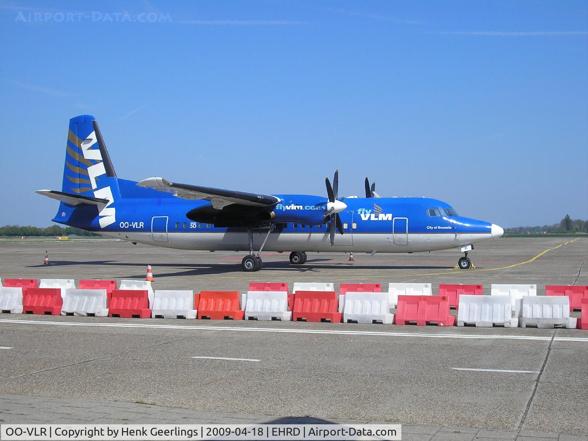 OO-VLR, 1988 Fokker 50 C/N 20121, VLM , Rotterdam Airport