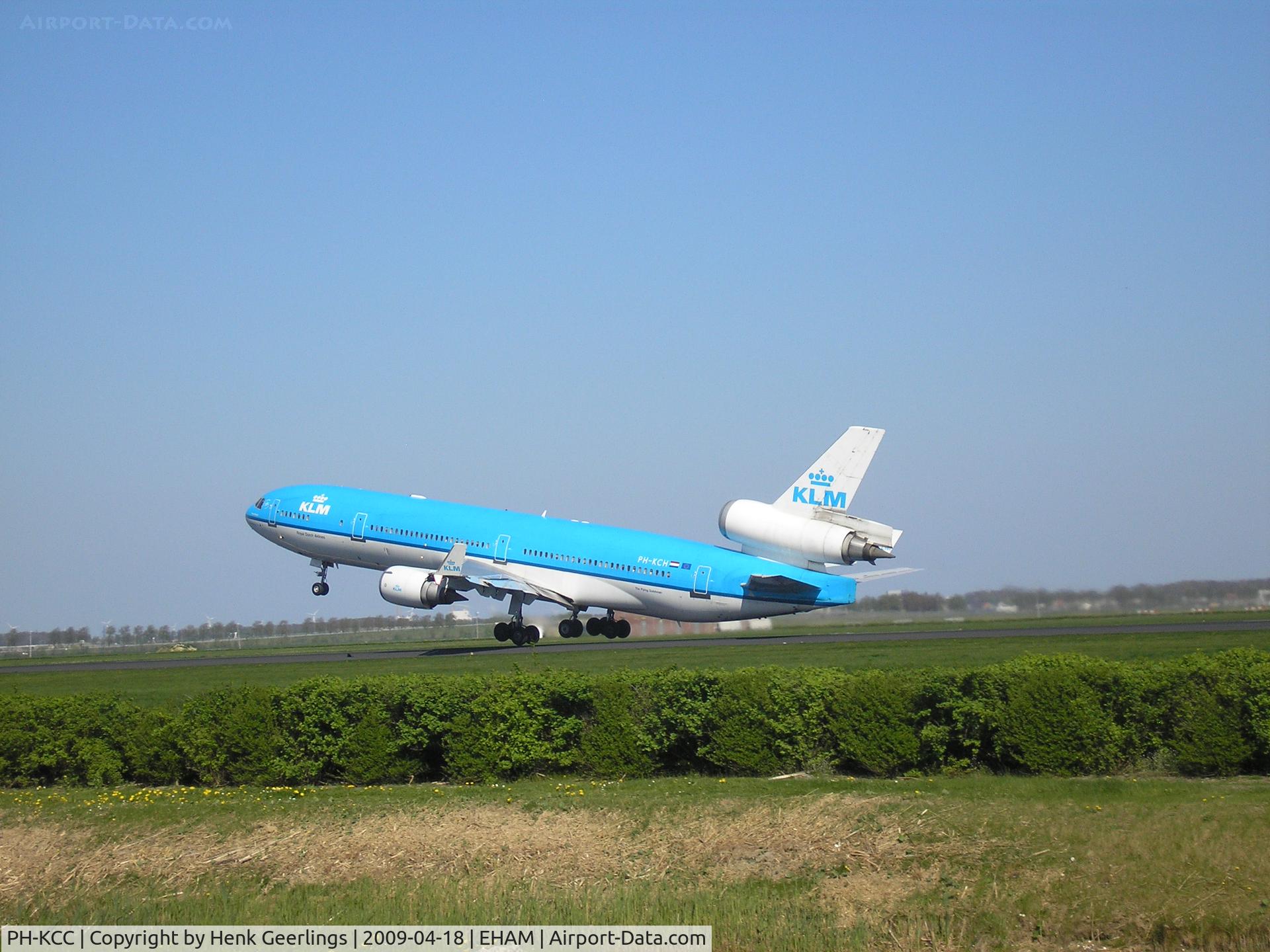 PH-KCC, 1994 McDonnell Douglas MD-11 C/N 48557, KLM , Schiphol , Runway Polderbaan