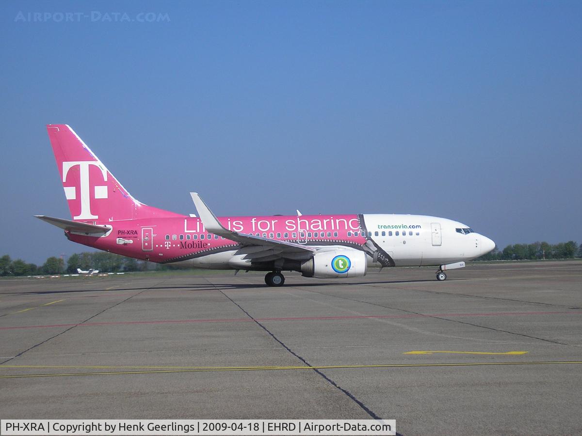 PH-XRA, 2001 Boeing 737-7K2 C/N 30784, Transavia , Spcl cs T-Mobile , Rotterdam Airport