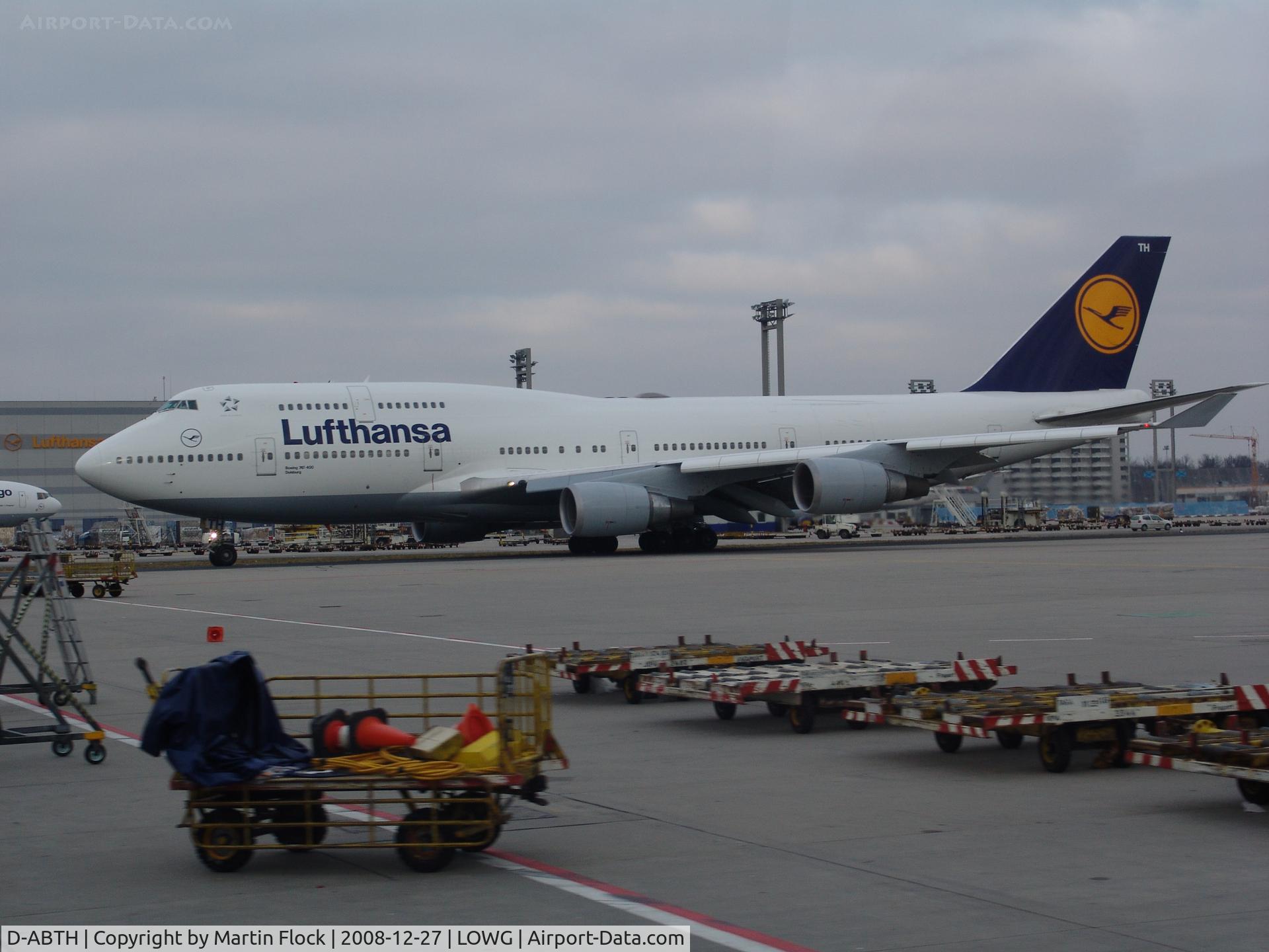D-ABTH, 1991 Boeing 747-430M C/N 25047, .
