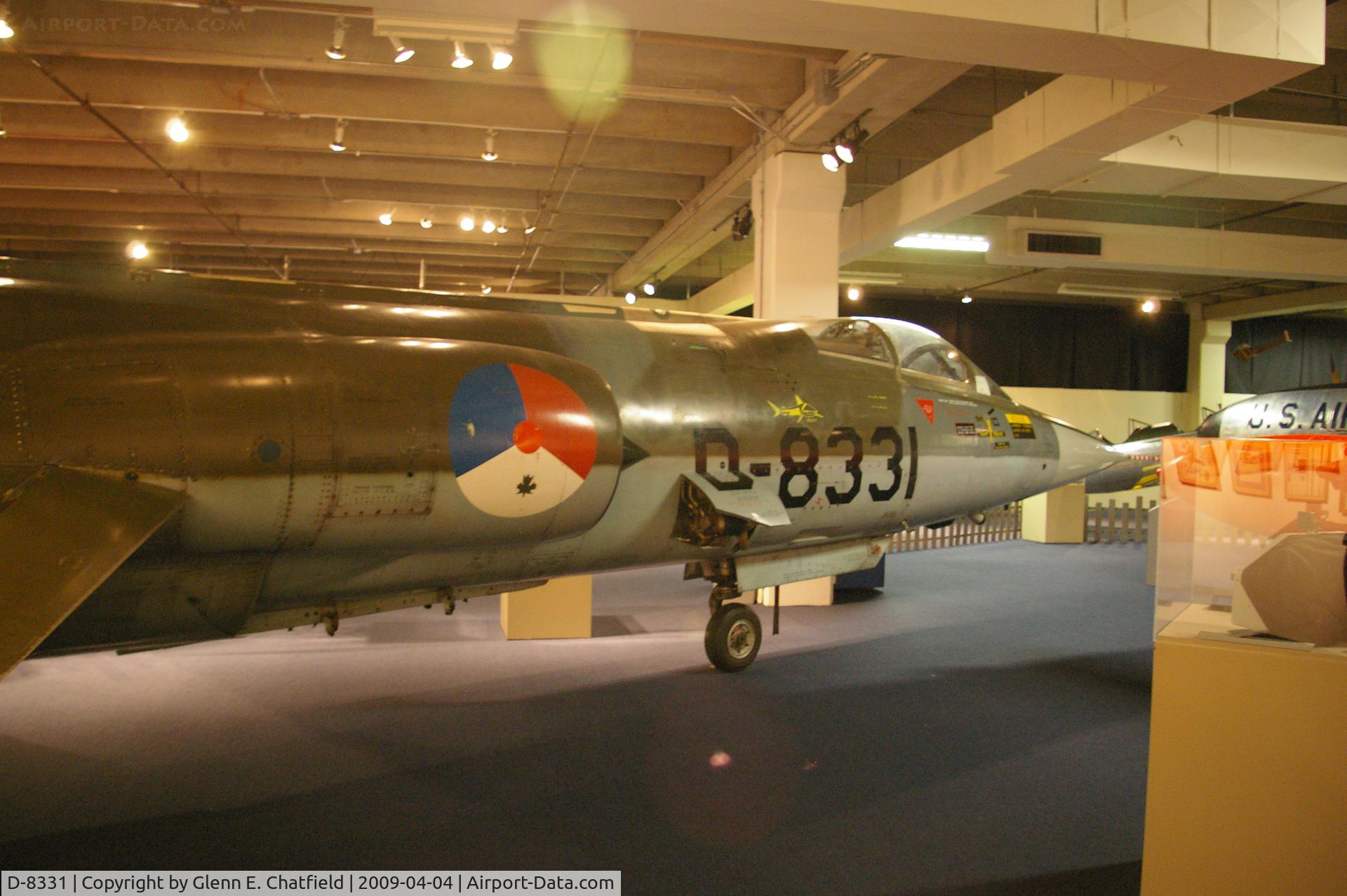 D-8331, Lockheed F-104G Starfighter C/N 683-8331, Displayed at the Science Museum of Oklahoma, Oklahoma City