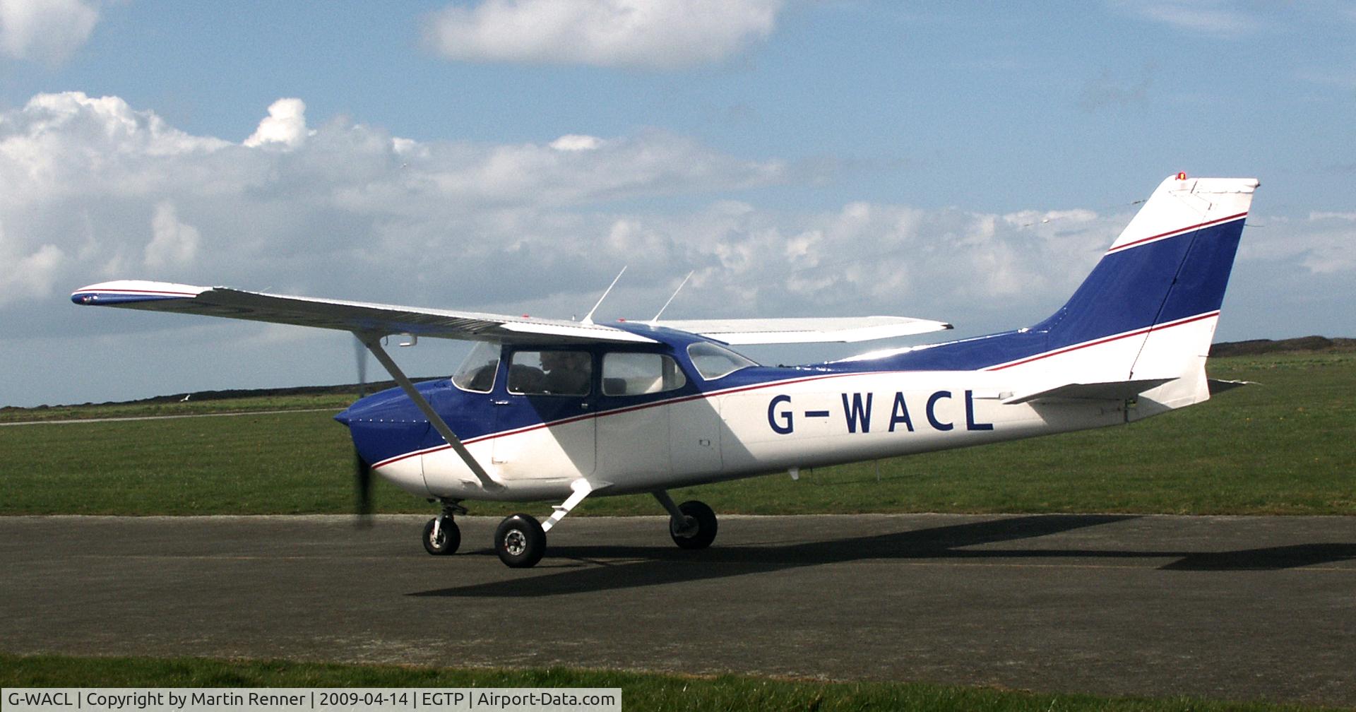 G-WACL, 1979 Reims Cessna F172N C/N 1912, On its way to runway 09 for a short trip