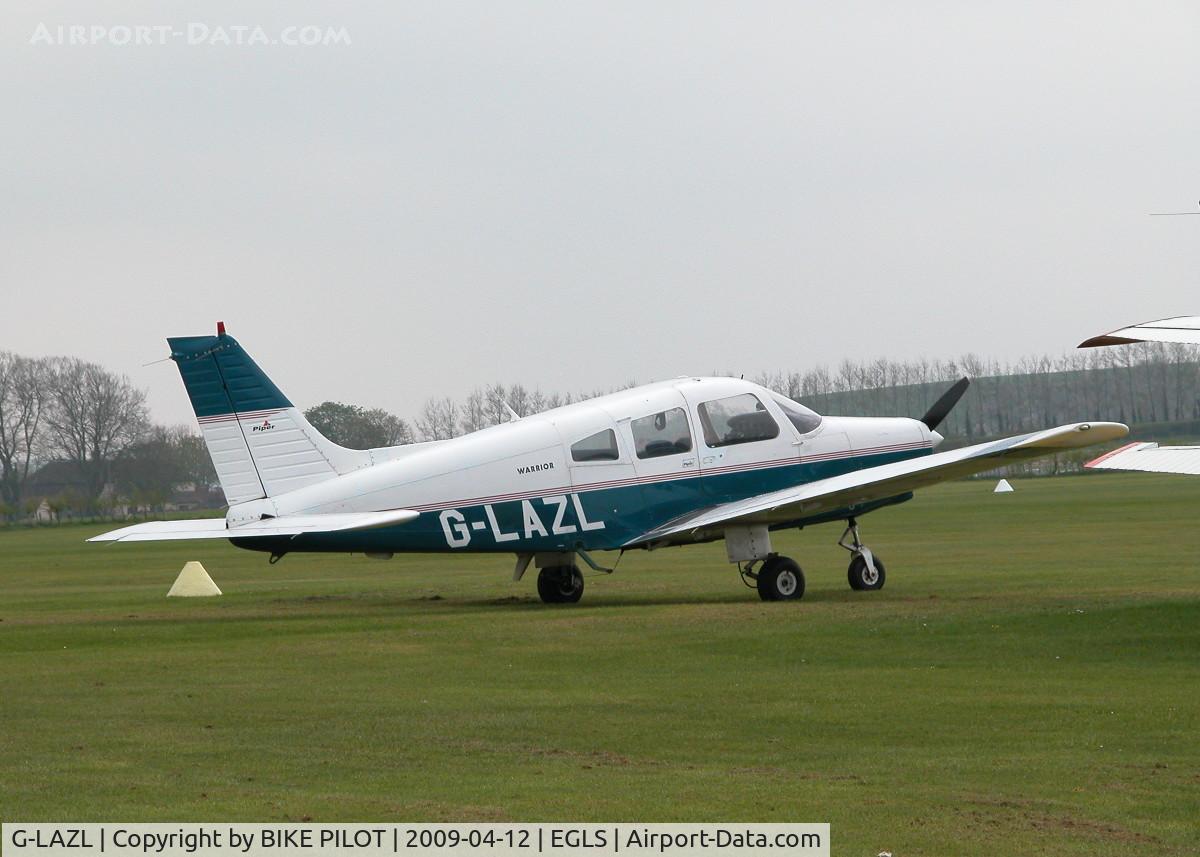 G-LAZL, 1981 Piper PA-28-161 Warrior II C/N 28-8116216, ZULU LIMA IN THE A/C PARK