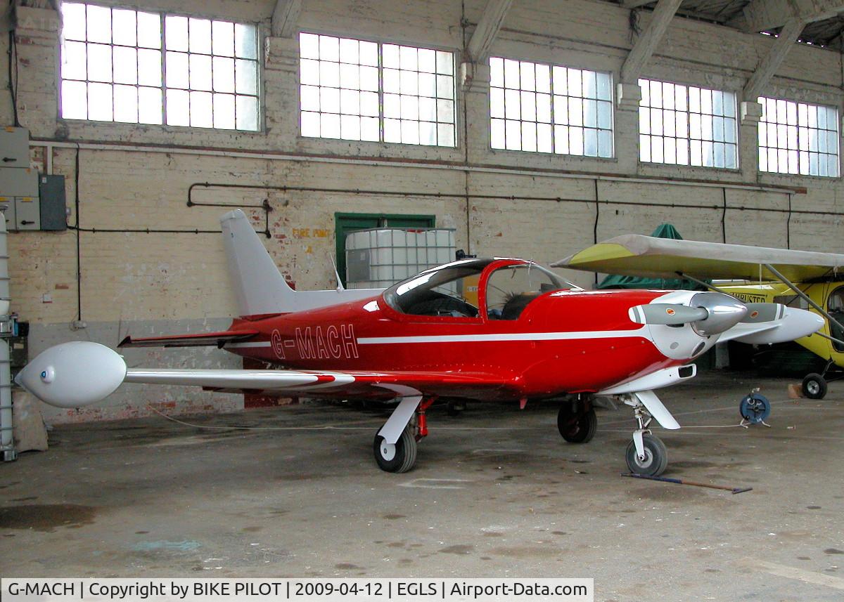 G-MACH, 1968 SIAI-Marchetti F-260 C/N 114, LAST TIME I SAW THIS AIRCRAFT IN 1985 IT SPORTED A YELLOW AND BLUE SCHEME