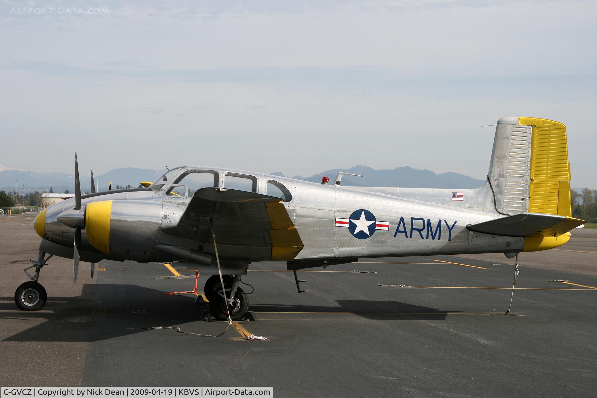 C-GVCZ, 1956 Beech C-50 Twin Bonanza C/N CH-314, KBVS