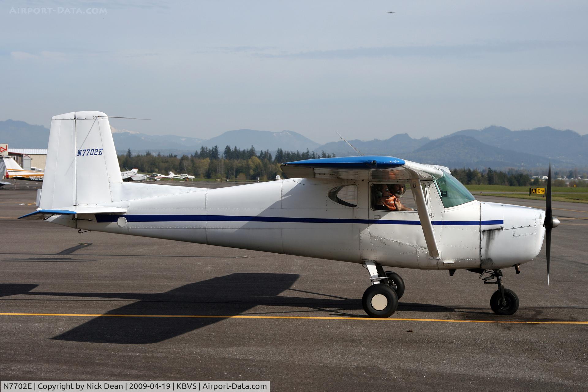 N7702E, 1959 Cessna 150 C/N 17502, KBVS