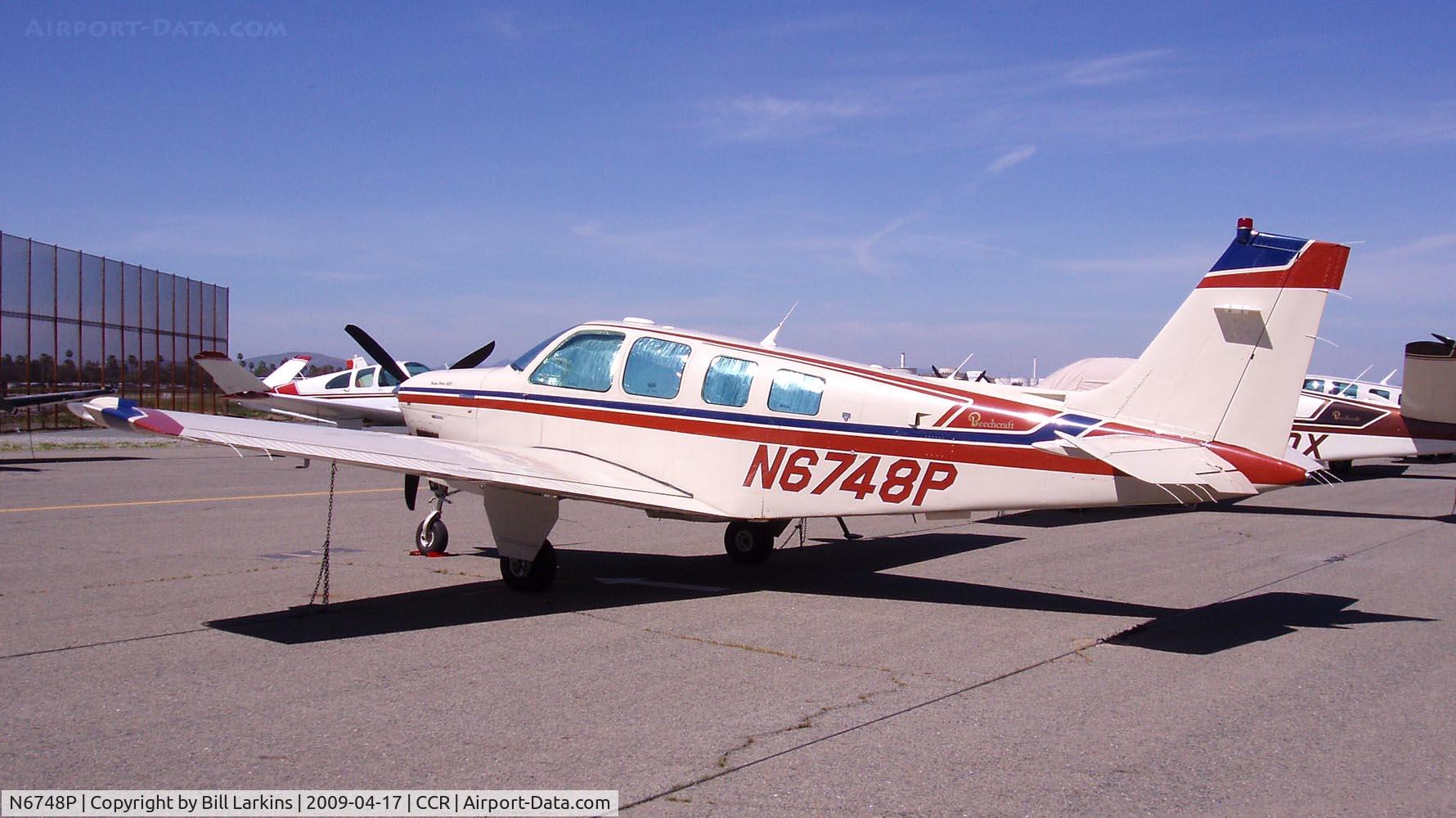 N6748P, 1984 Beech A36 Bonanza 36 C/N E-2131, In for 2009 BPPP