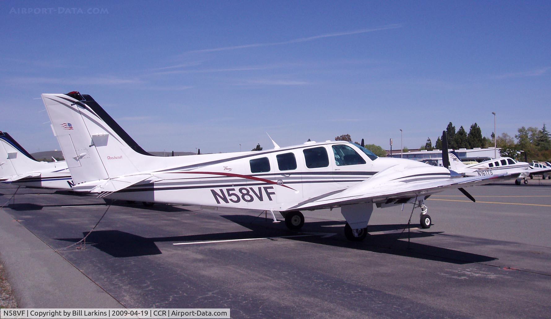 N58VF, 1998 Raytheon Aircraft Company 58 C/N TH-1851, In for 2009 BPPP