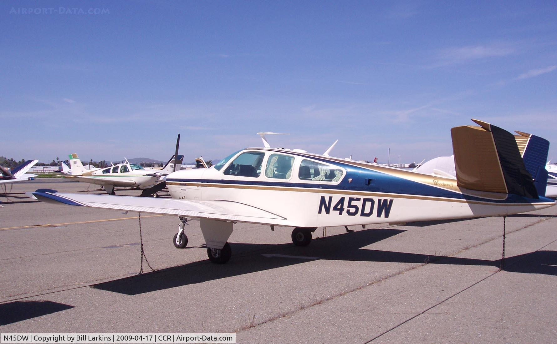 N45DW, 1975 Beech V35B Bonanza C/N D-9840, In for 2009 BPPP