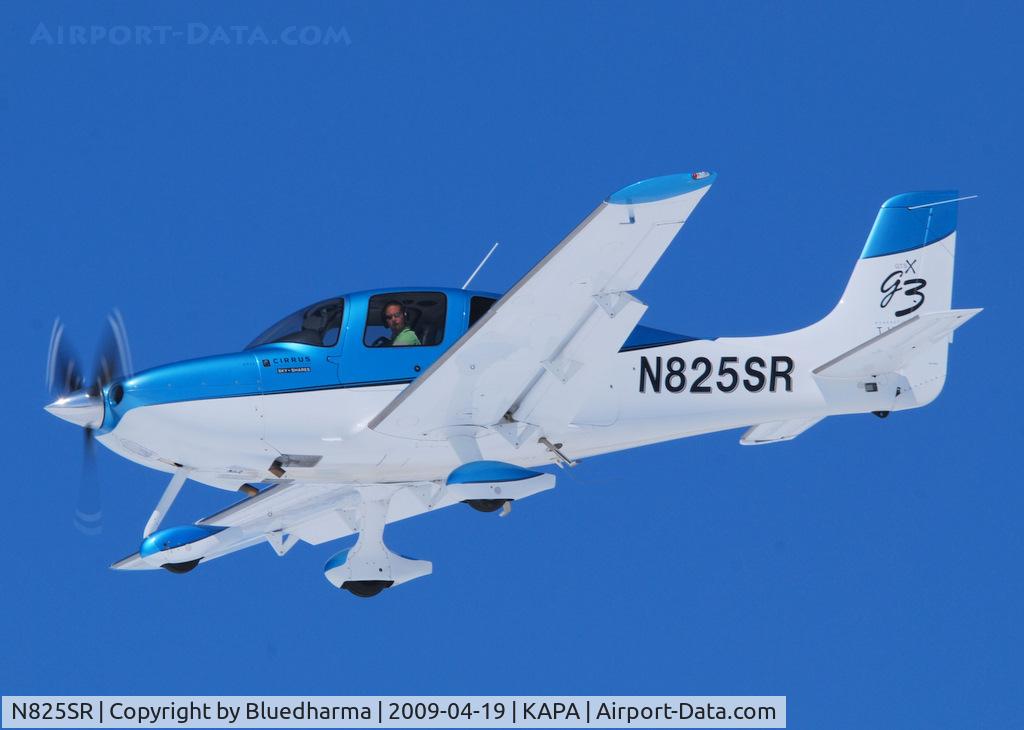 N825SR, 2007 Cirrus SR22 G3X C/N 2618, On final approach to 17L.