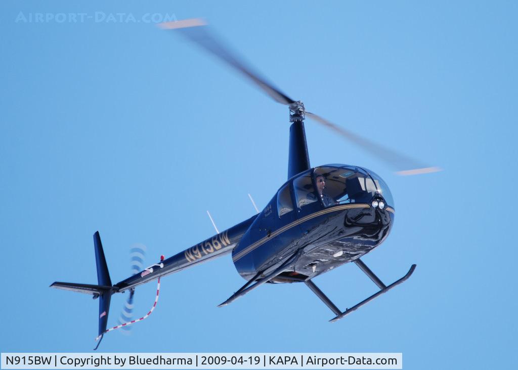 N915BW, 2006 Robinson R44 II C/N 11428, On approach to APA.