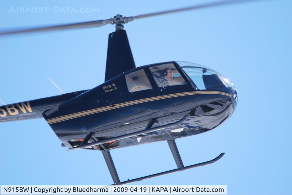 N915BW, 2006 Robinson R44 II C/N 11428, On approach to APA.