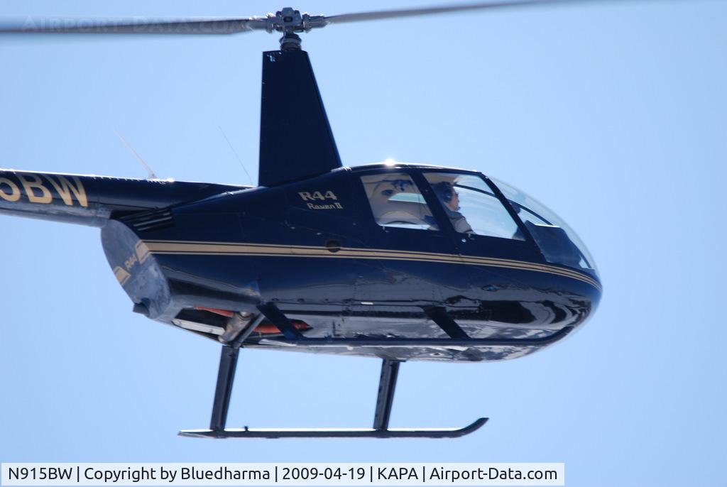 N915BW, 2006 Robinson R44 II C/N 11428, On approach to APA.