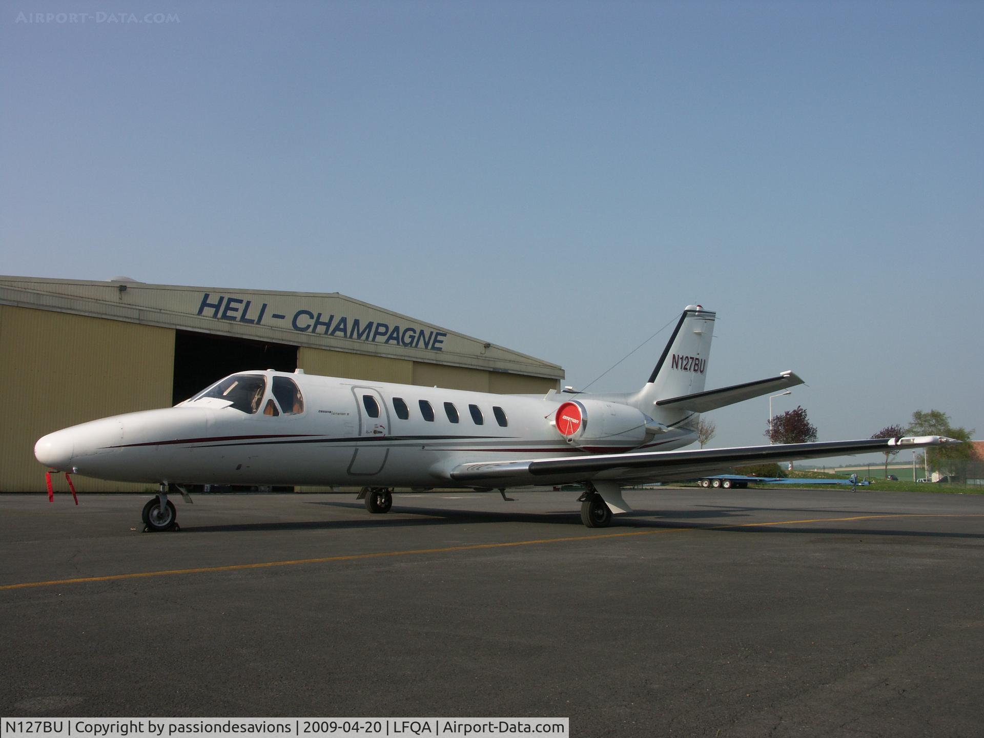 N127BU, 1980 Cessna 551 Citation II/SP C/N 551-0179, On apron
