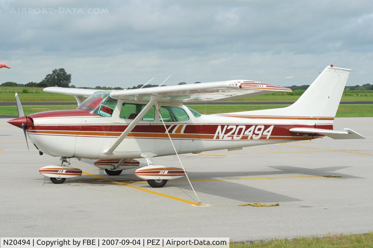 N20494, 1973 Cessna 172M C/N 17261337, parked at Pleasanton Municipal Airport