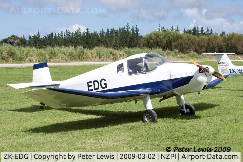 ZK-EDG, Jodel D-11 C/N AACA/17/2, T Denham, Dargaville