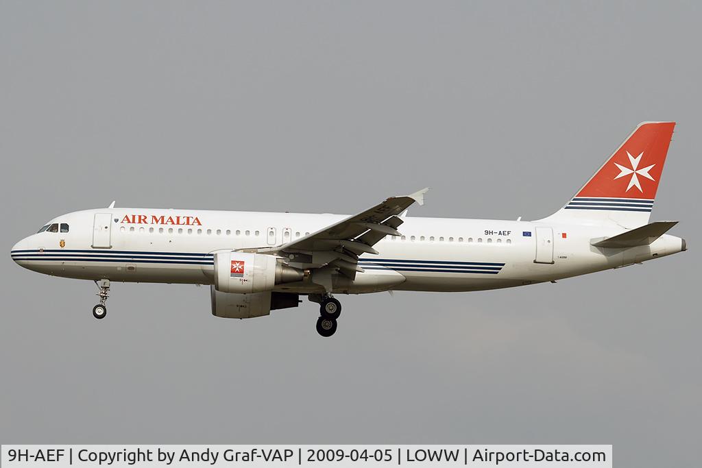 9H-AEF, 2003 Airbus A320-214 C/N 2142, Air Malta A320
