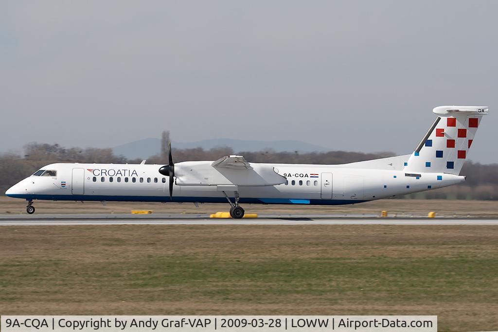 9A-CQA, 2008 De Havilland Canada DHC-8-402Q Dash 8 C/N 4205, Croatia Airways DHC8-400