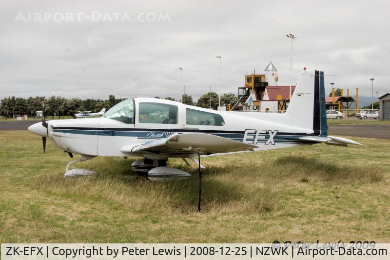 ZK-EFX, Grumman American AA-5A Cheetah C/N AA5A-0679, P T Mant, Whakatane