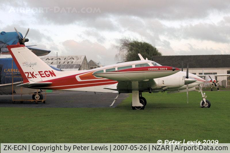ZK-EGN, 1966 Cessna 320E Executive Skyknight C/N 320E-0070, B A & J C Emeny, Inglewood