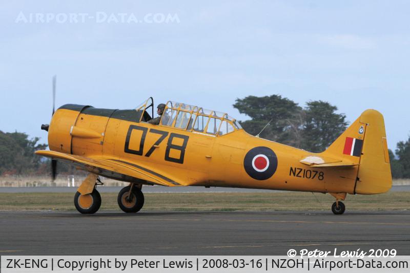 ZK-ENG, 1941 North American AT-6D Harvard III C/N 88-15873 (41-34119), Warbirds 1078 Syndicate, Auckland
