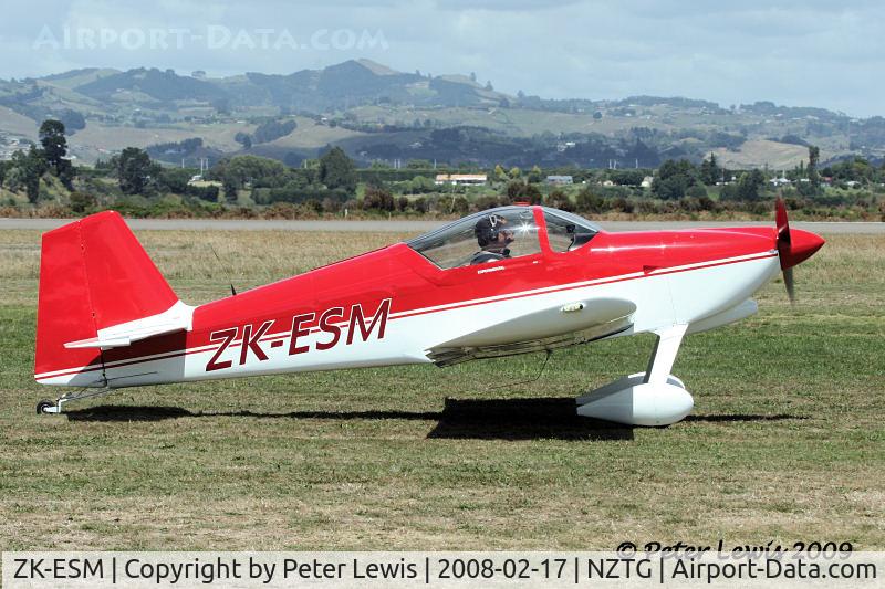 ZK-ESM, Vans RV-6 C/N 23105, T R Morrison, Palmerston North