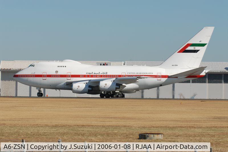 A6-ZSN, 1987 Boeing 747SP-Z5 C/N 23610/676, Amiri Flight