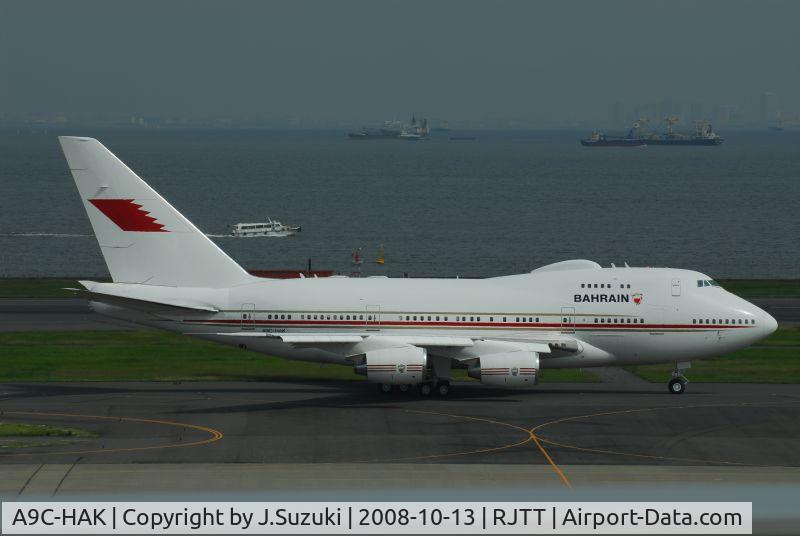 A9C-HAK, 1987 Boeing 747SP-Z5 C/N 23610/676, ex A6-ZSN(Abu Dhabi Amiri Flight)
