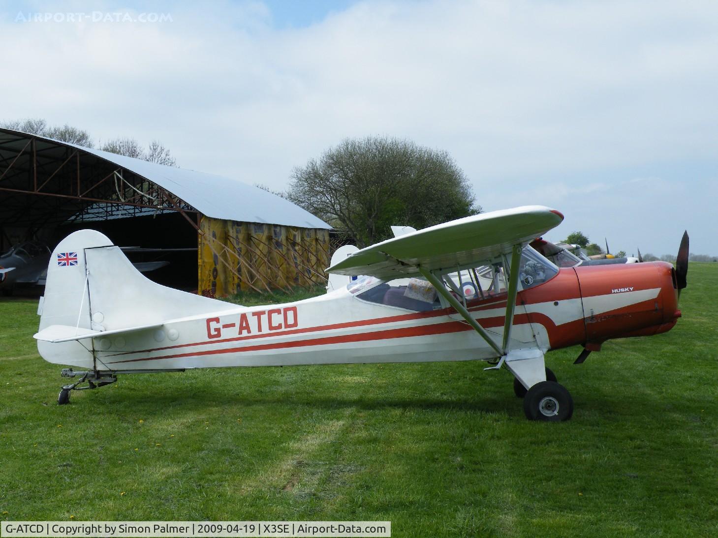 G-ATCD, 1965 Beagle D-5/180 Husky C/N 3683, Beagle-Auster D5/180 seen at Spanhoe