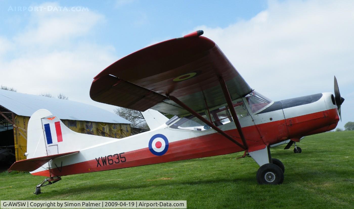 G-AWSW, 1968 Beagle D-5/180 Husky C/N 3690, Husky formerly used by the Air Cadets