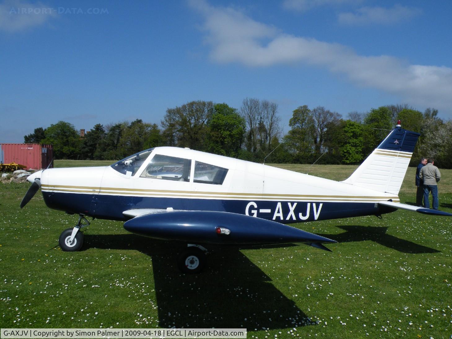 G-AXJV, 1969 Piper PA-28-140 Cherokee C/N 28-25572, Cherokee 140 seen at Fenland