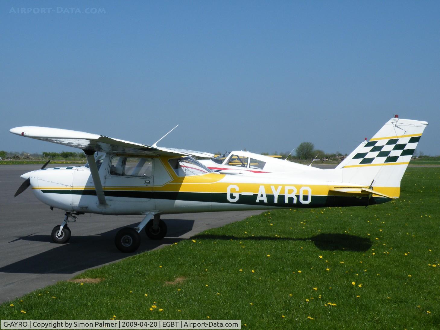 G-AYRO, 1971 Reims FA150L C/N 0102, Cessna Aerobat visiting Turweston