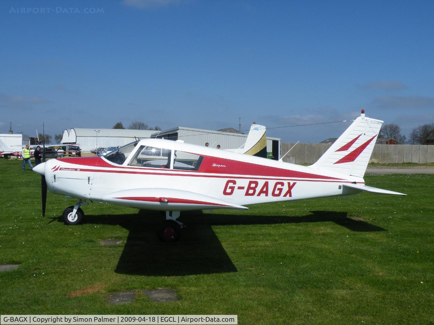 G-BAGX, 1967 Piper PA-28-140 Cherokee C/N 28-23633, Cherokee 140 at Fenland
