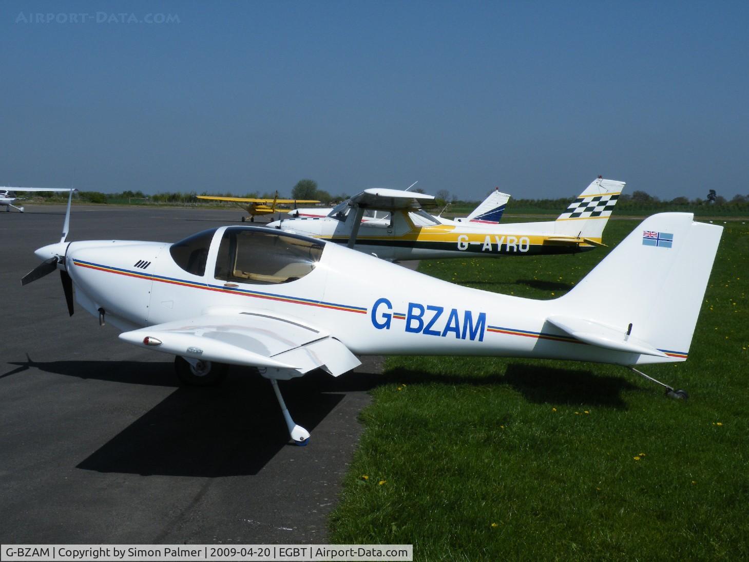 G-BZAM, 2000 Europa Monowheel C/N PFA 247-12969, Europa visiting Turweston