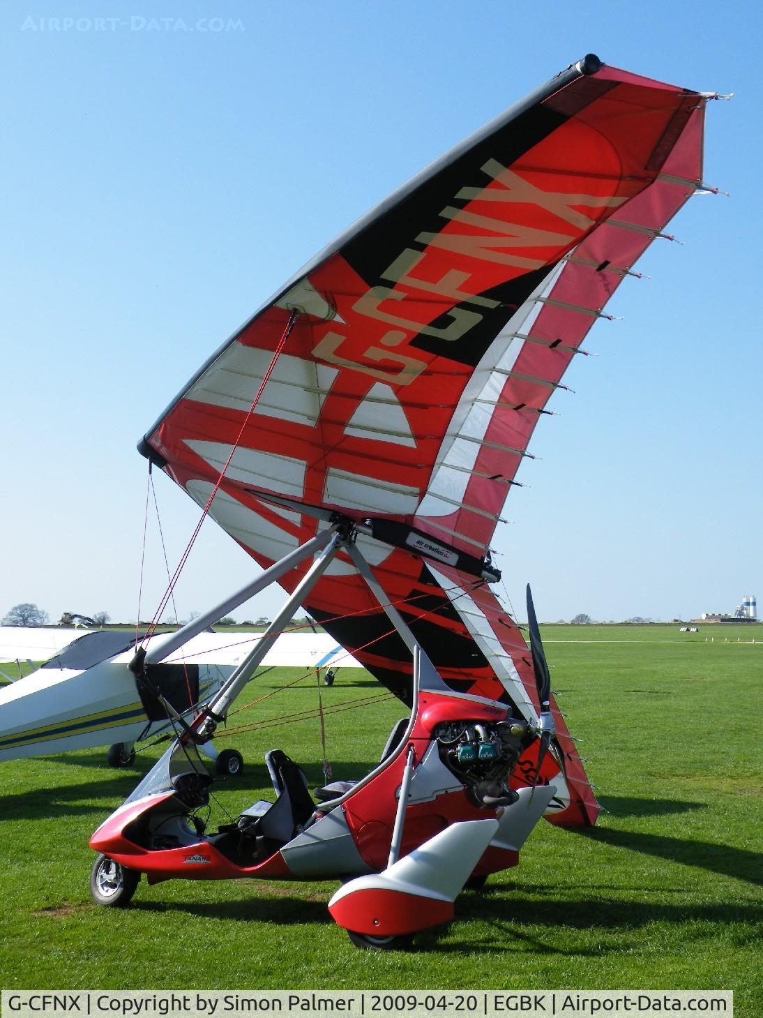 G-CFNX, 2008 Air Creation Tanarg 912S(1) / iXess 13 C/N BMAA/HB/569, TANARG/IXESS 13 912S(1)