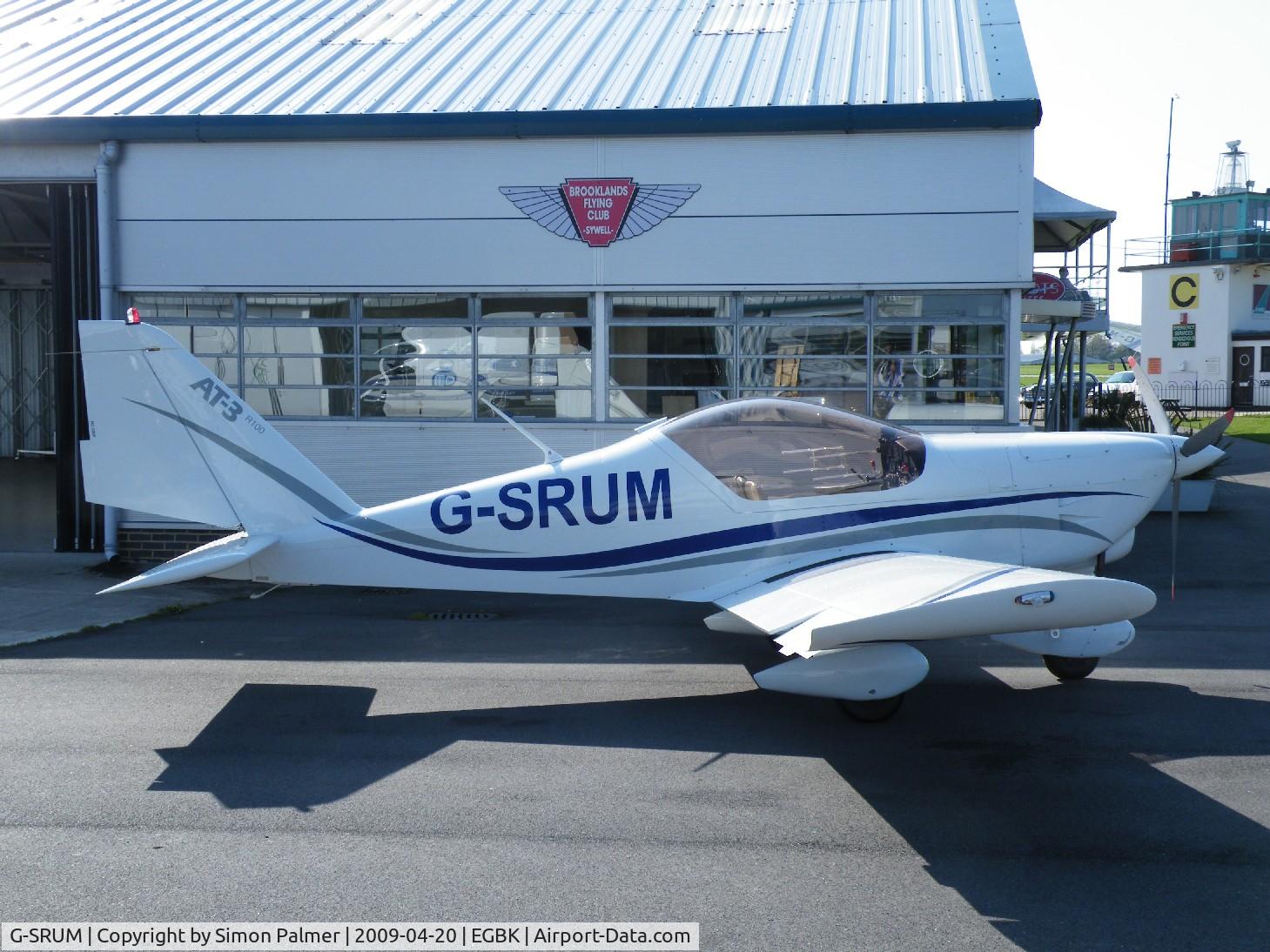 G-SRUM, 2008 Aero AT-3 R100 C/N AT3-044, Aero AT-3 of Old Sarum Flying Club seen at Sywell