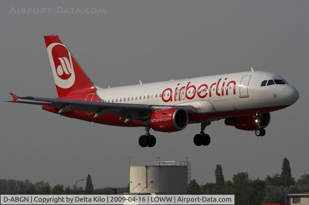 D-ABGN, 2008 Airbus A319-112 C/N 3661, AIR BERLIN   A-319-112	cn3661