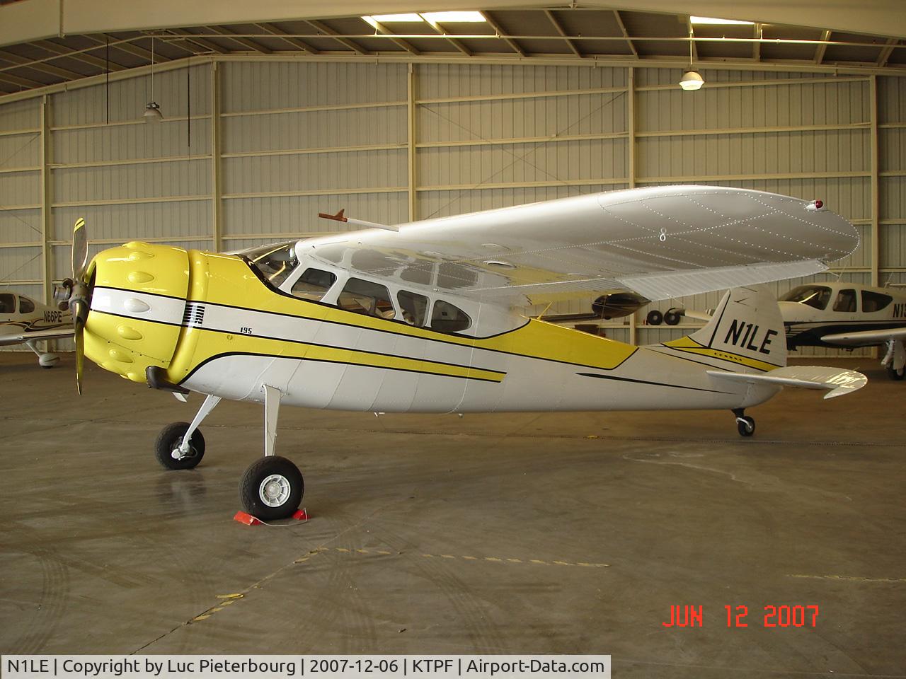 N1LE, 1951 Cessna 195A C/N 7729, With a new 