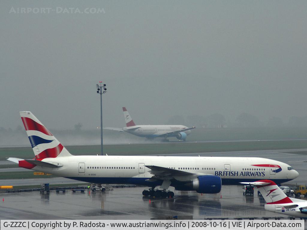G-ZZZC, 1995 Boeing 777-236 C/N 27107, This plane visited Vienna in Oct. 2008