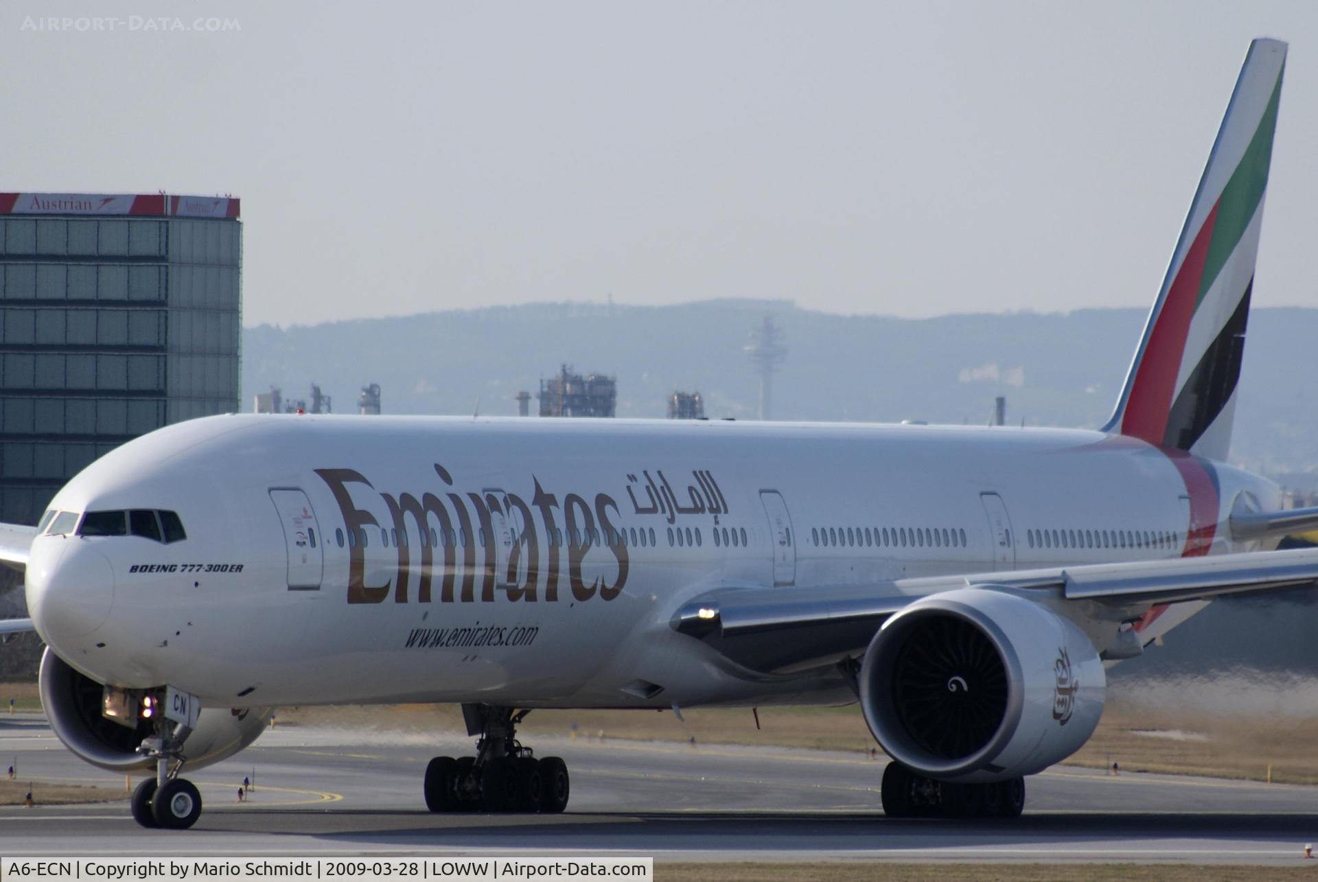 A6-ECN, 2009 Boeing 777-36N/ER C/N 37705, take off on runway 16