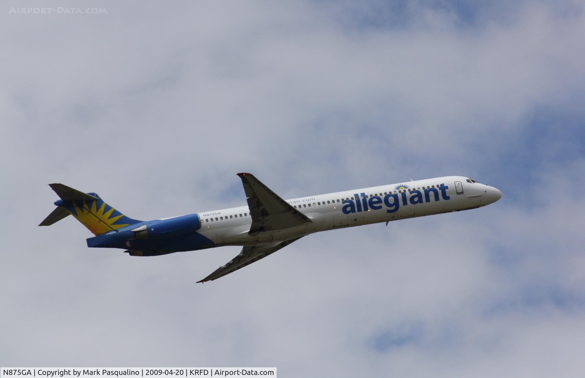 N875GA, 1995 McDonnell Douglas MD-83 (DC-9-83) C/N 53468, MD-83