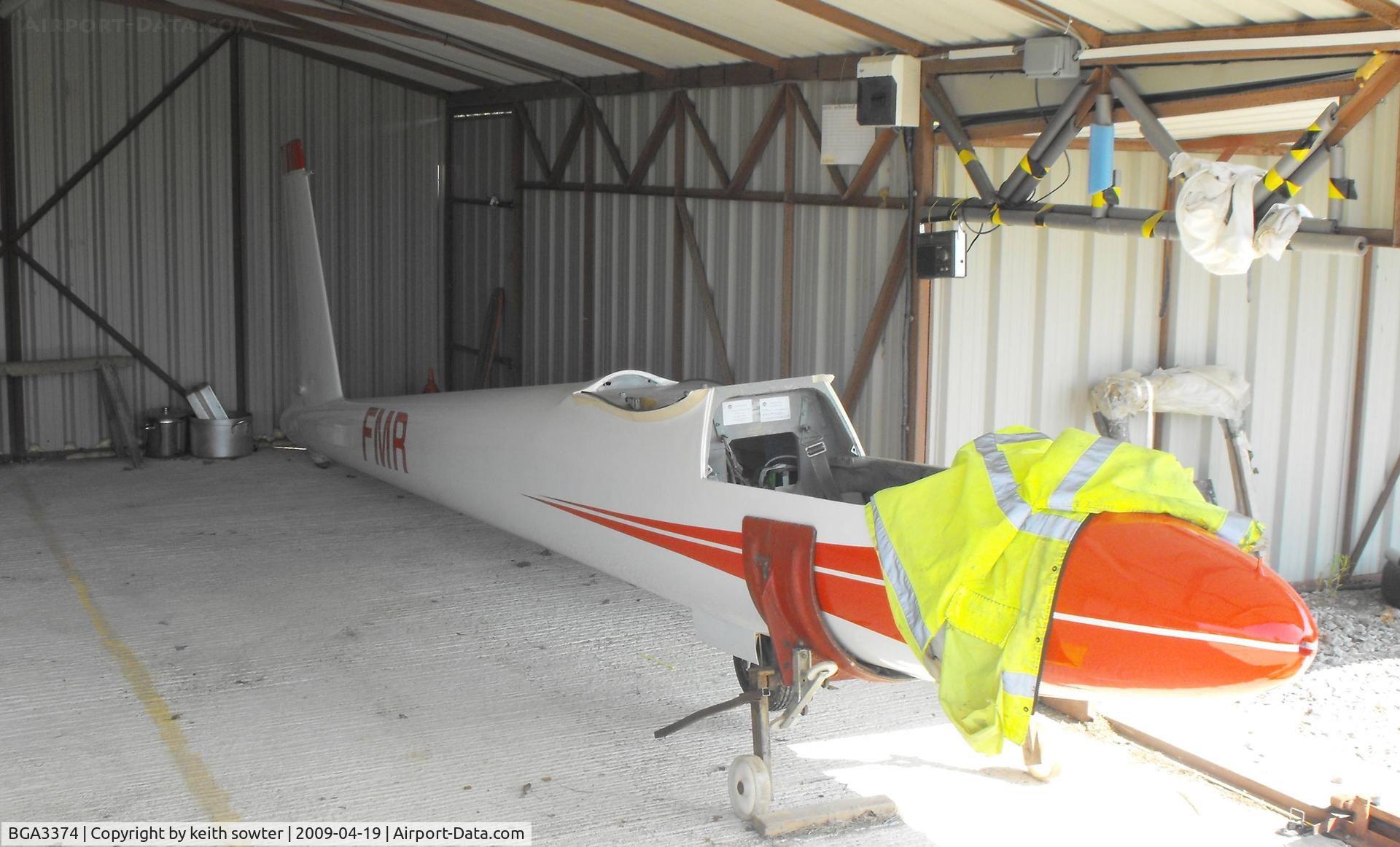 BGA3374, Neukom S-2 Elfe C/N 05, Based glider at Camphill Farm, Derbyshire