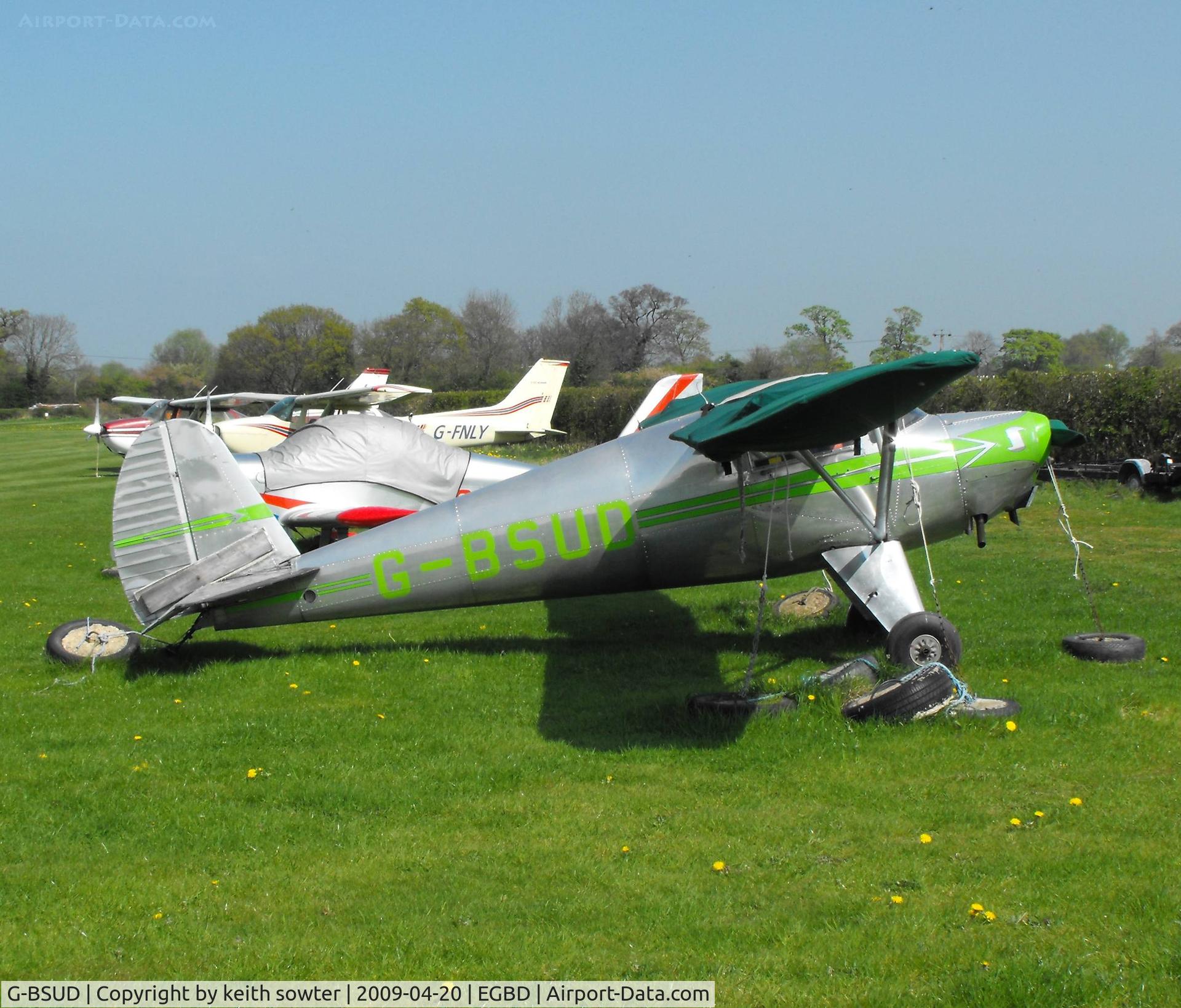 G-BSUD, 1941 Luscombe 8A Silvaire C/N 1745, Based aircraft