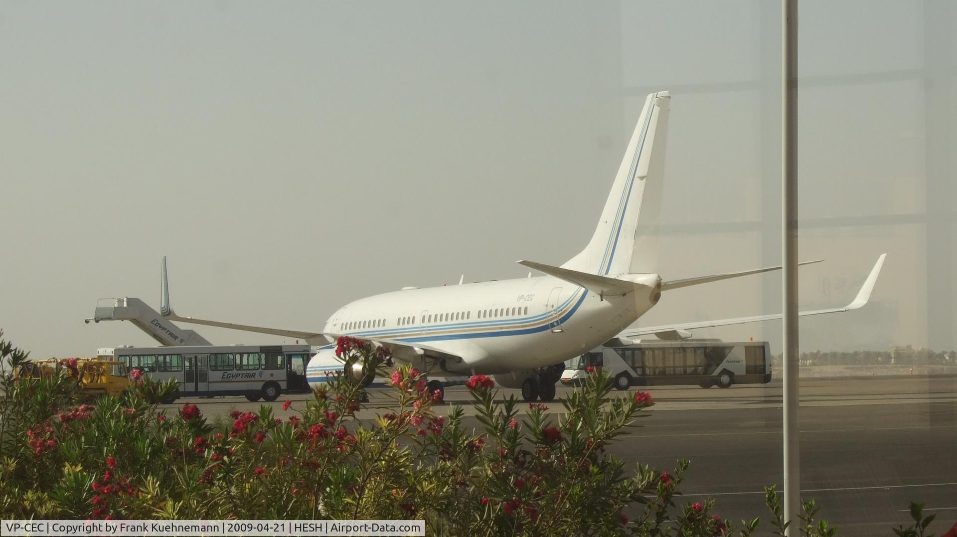 VP-CEC, 1999 Boeing 737-7AW BBJ C/N 30031, Who is around in South Sinai?