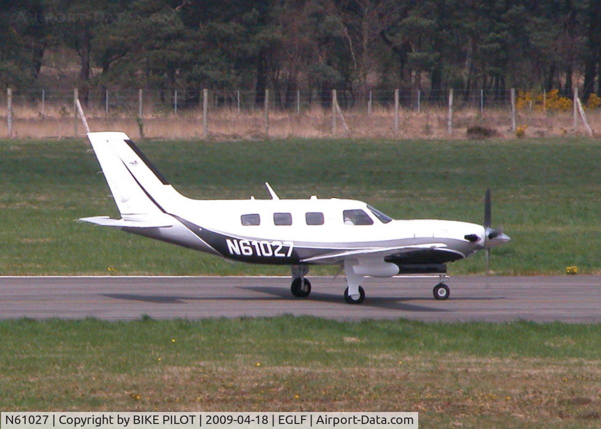 N61027, Piper PA-46-500TP C/N 4697389, STARTING IT'S TAKE OF RUN FROM RWY 06