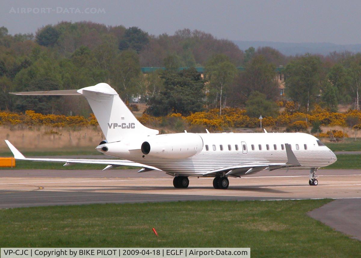 VP-CJC, 2007 Bombardier BD-700-1A11 Global 5000 C/N 9271, ROLLING RWY 06