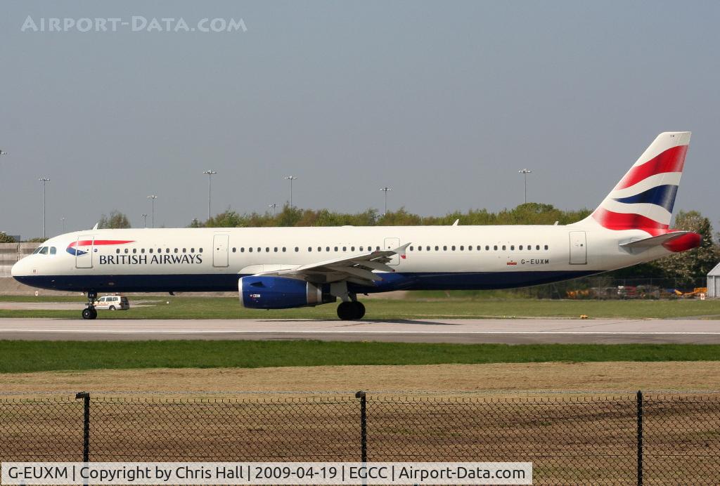 G-EUXM, 2007 Airbus A321-231 C/N 3290, British Airways