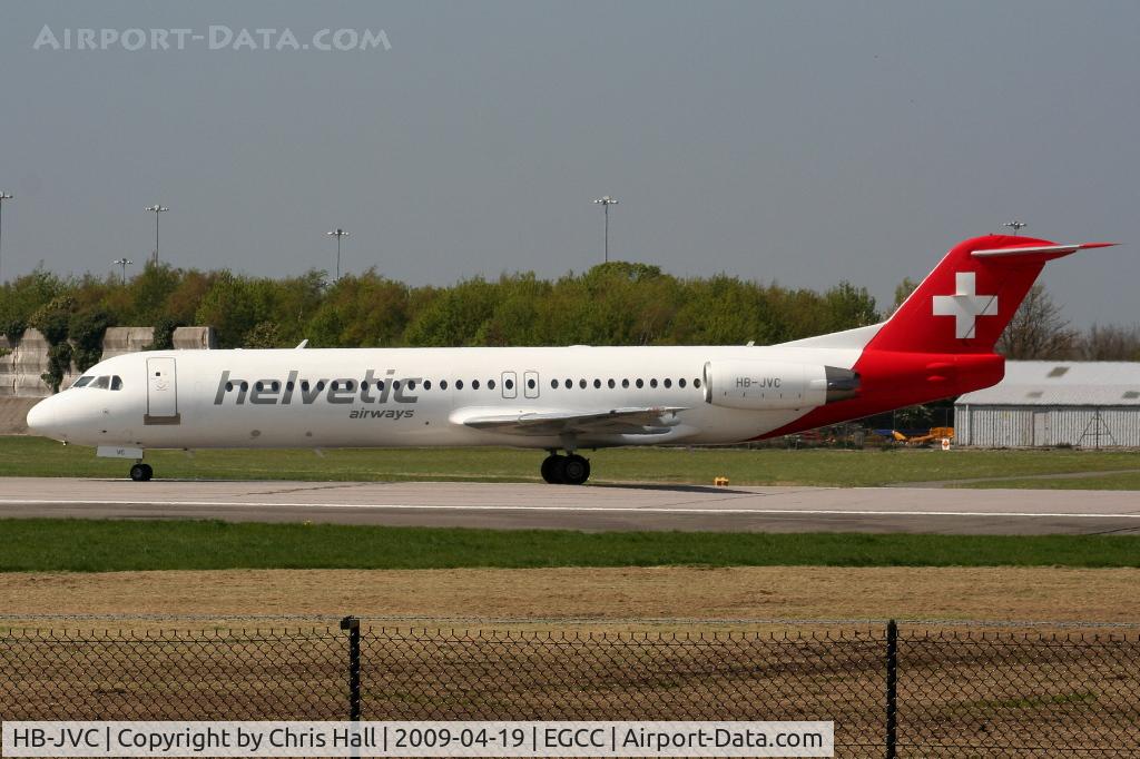 HB-JVC, 1994 Fokker 100 (F-28-0100) C/N 11501, Helvetic Airways